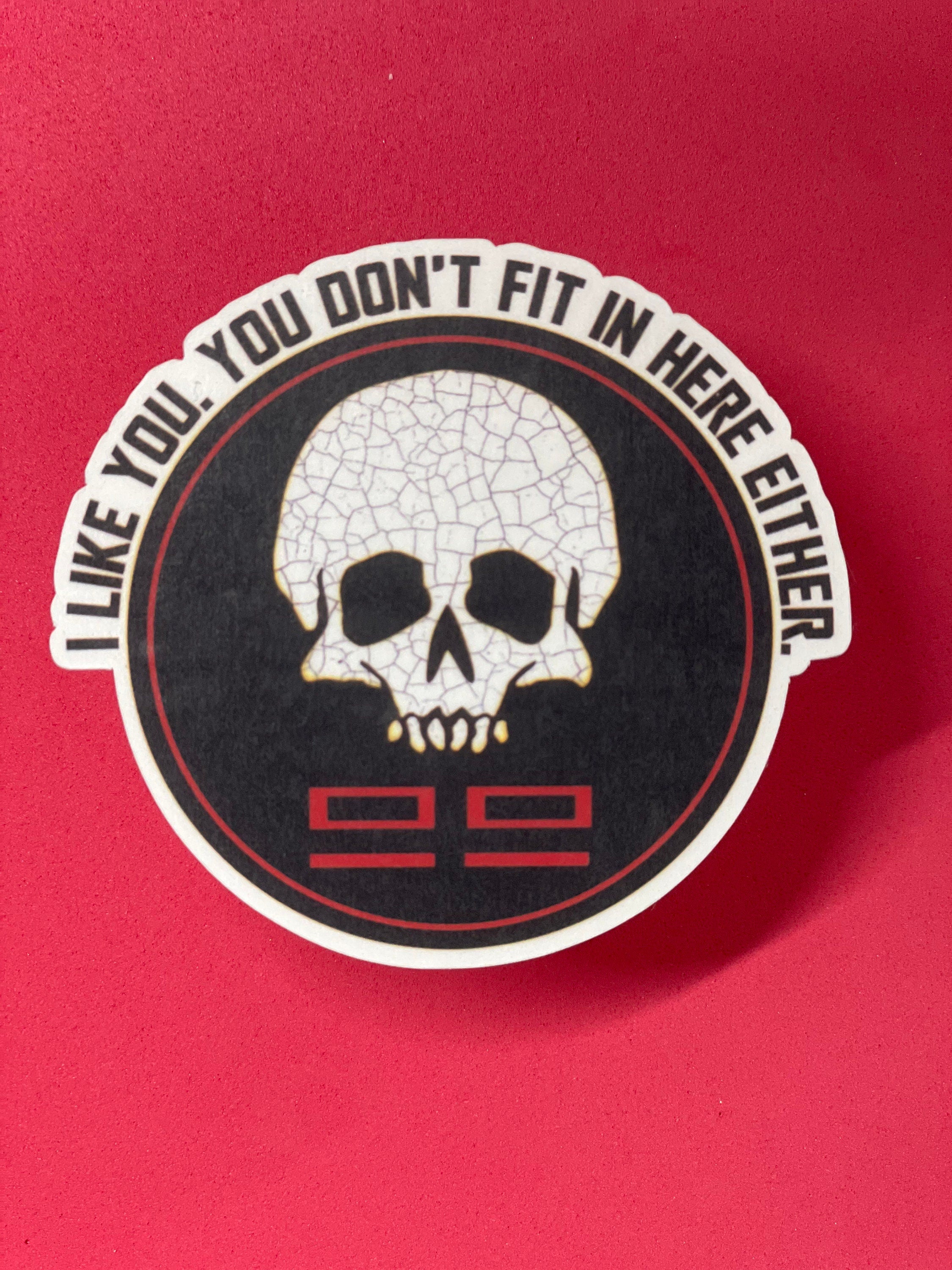 Clone Force 99 Skull Inspired Sticker