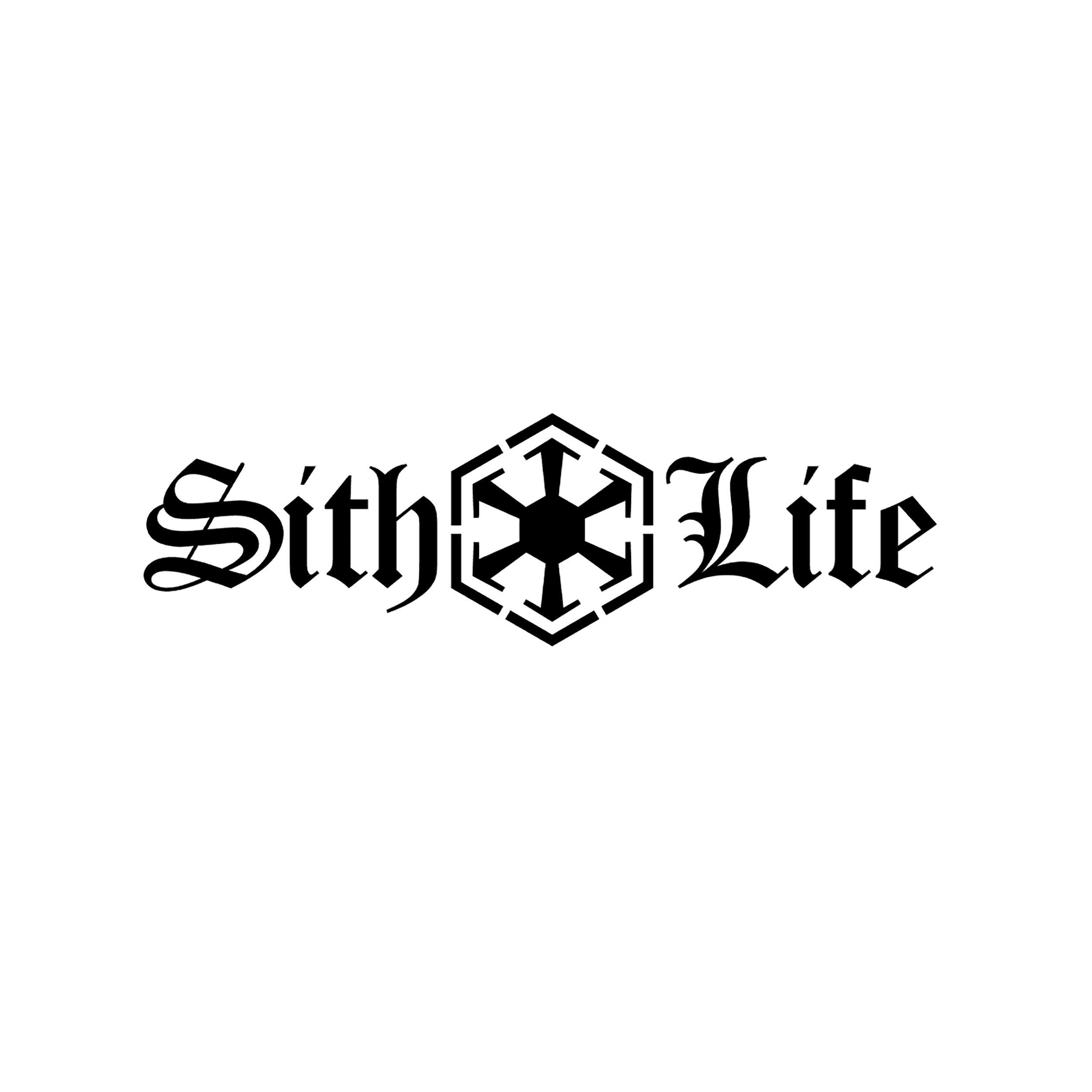 Sith Life vinyl decal