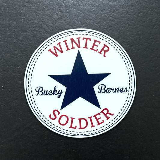 Chuck Taylor Style Bucky Barnes Sticker