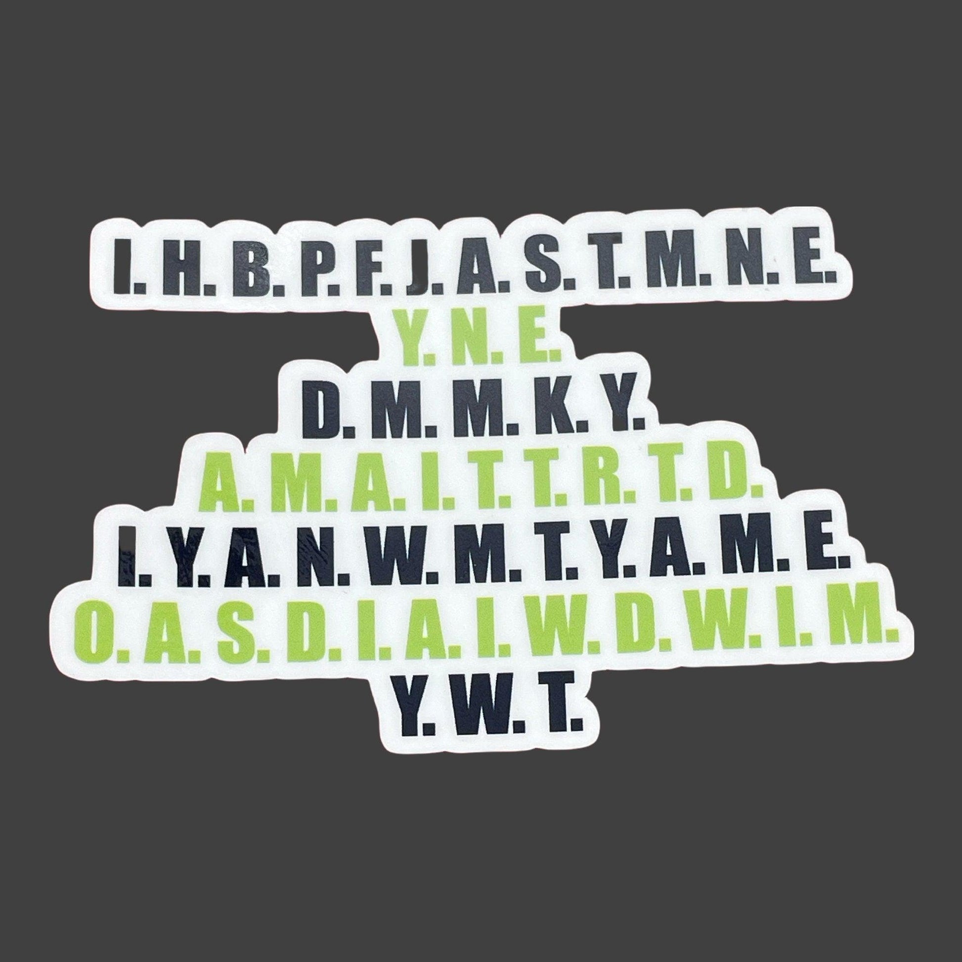Anakin & Obi Wan Speech Sticker | Matte | Water Resistant