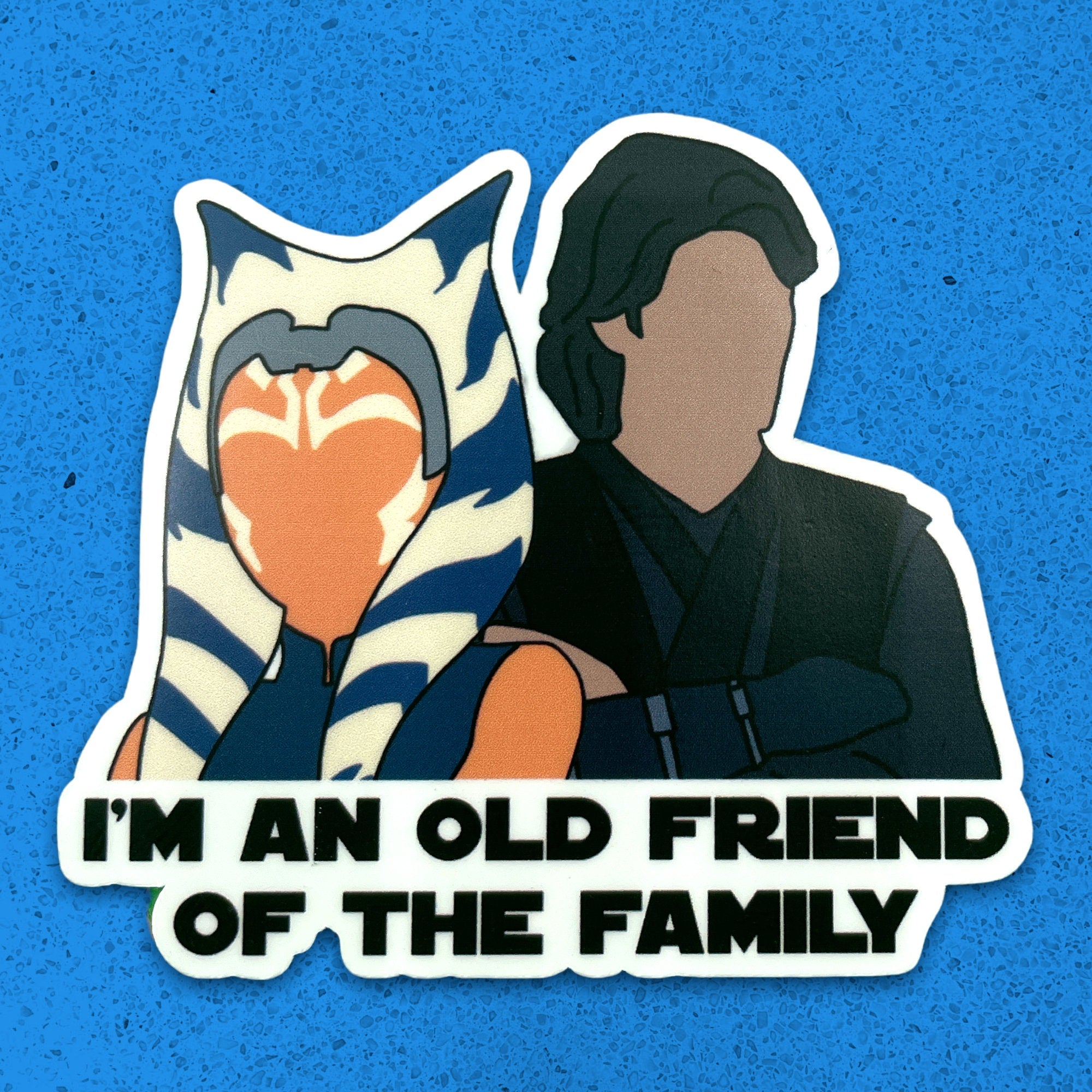 I'm An Old Friend of the Family from The Book of Boba Fett Sticker | Water Resistant | Matte