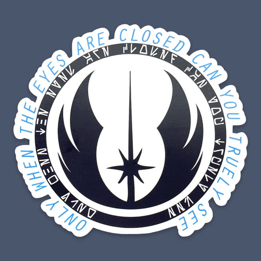 Kenobi/Jedi Safe House Sticker | Matte | Water Resistant