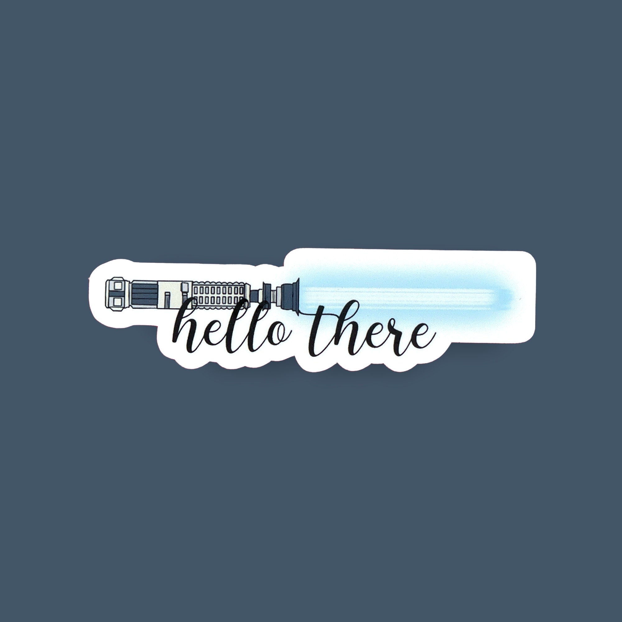 Hello There Sticker | Matte | Water Resistant